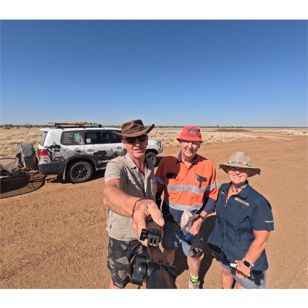 David, Bob & Michelle near Winton