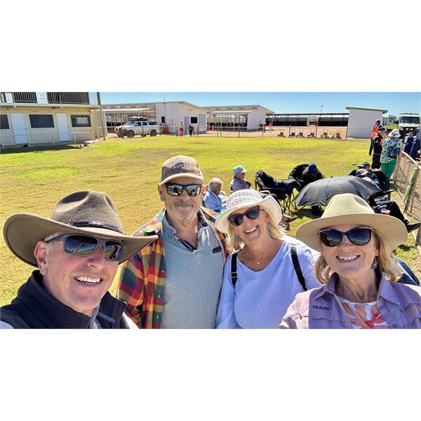 Shane & Michelle were at the Winton Camel Races