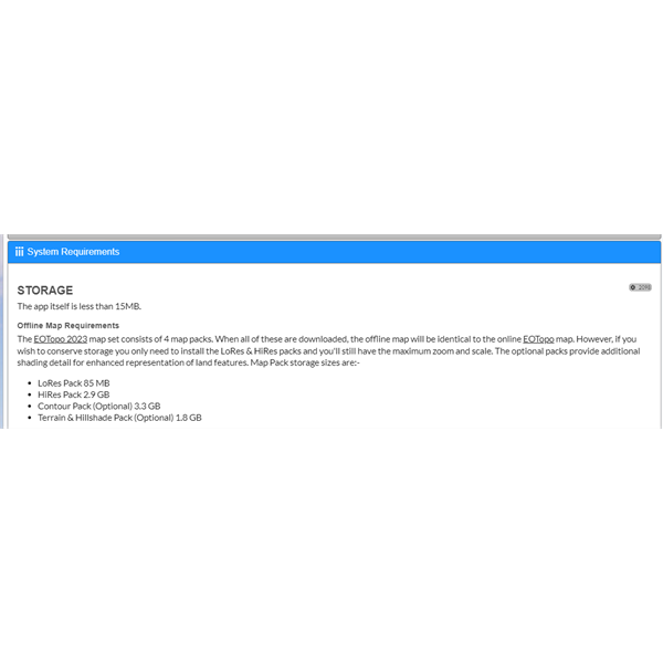 System Requirements ExplorOz Traveller app