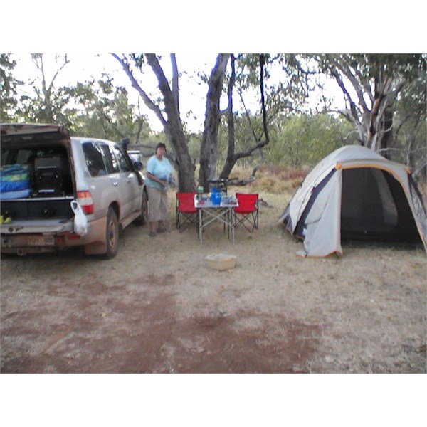 Simple camp at  - The Bungle Bungles - 2012