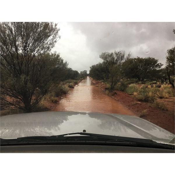 Frequent flooded track. The longest section was 200 metres.