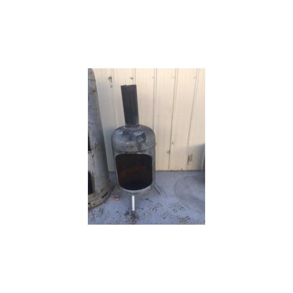 Gas cylinder fire pits 