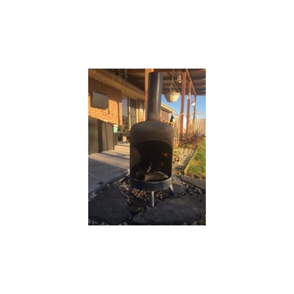 Gas cylinder fire pit 