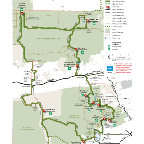 Mallee Drive Map