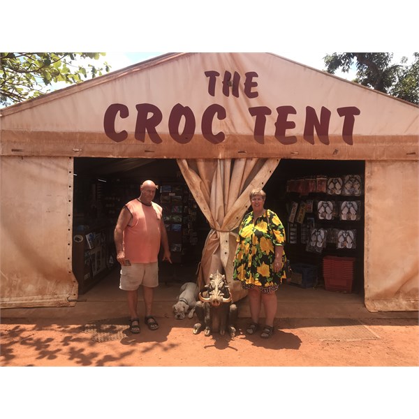 The Croc Tent.
