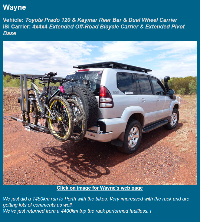 toyota prado bike rack