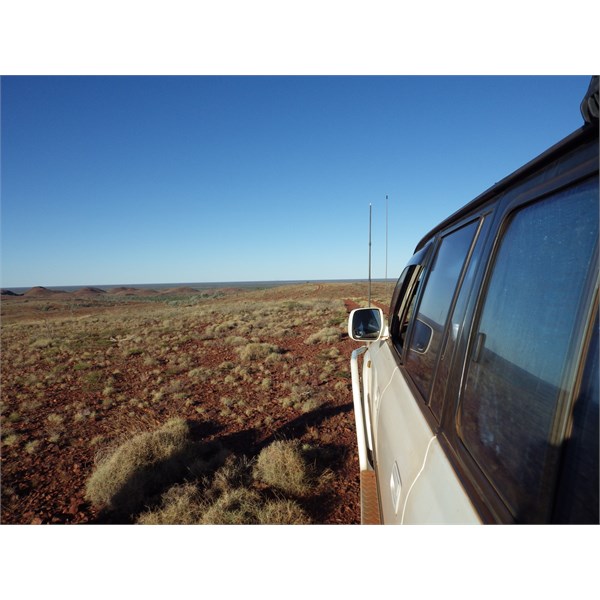 Looking east, towards Alice Springs.