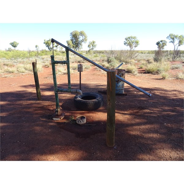 Geraldton Bore - Gunbarrel Hw and Hunt Oil Road intersection