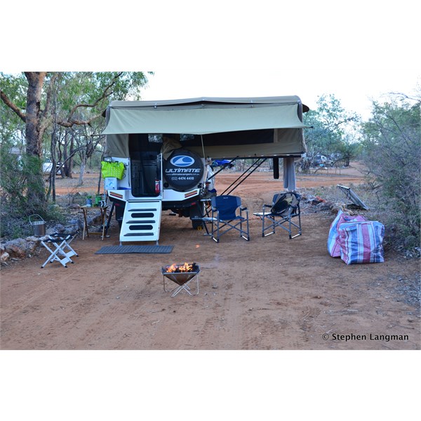 We had a fire every night to both cook on and to enjoy the tranquility of the place