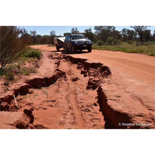 Take you time driving in and be on the lookout for wash aways
