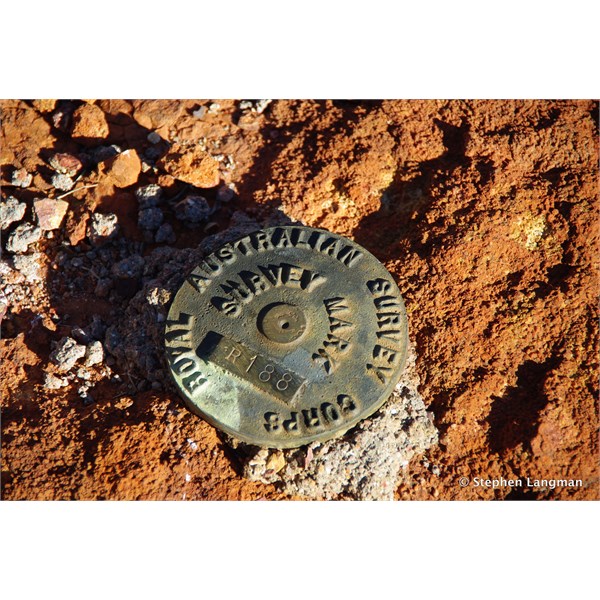 Australian Army Survey Corps Bench Mark on the Connie Sue Highway