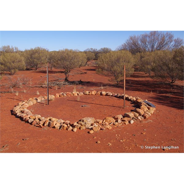 There are dozens of Bench Marks along the full length of the Anne Beadell