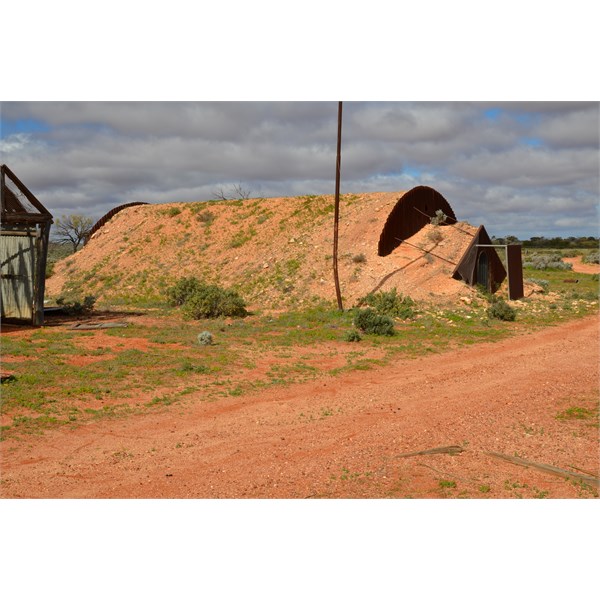 These rocket fallout shelters are found right across the flight path of the rockets