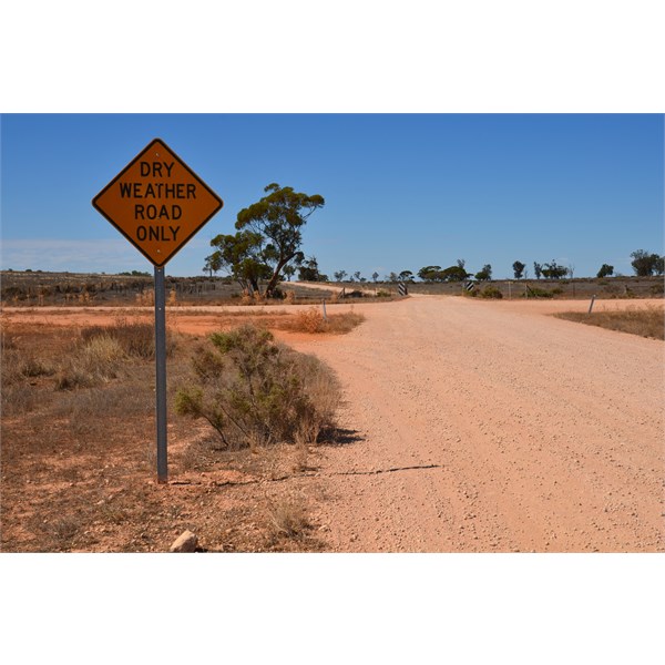Cross Roads at the Victorian Border.