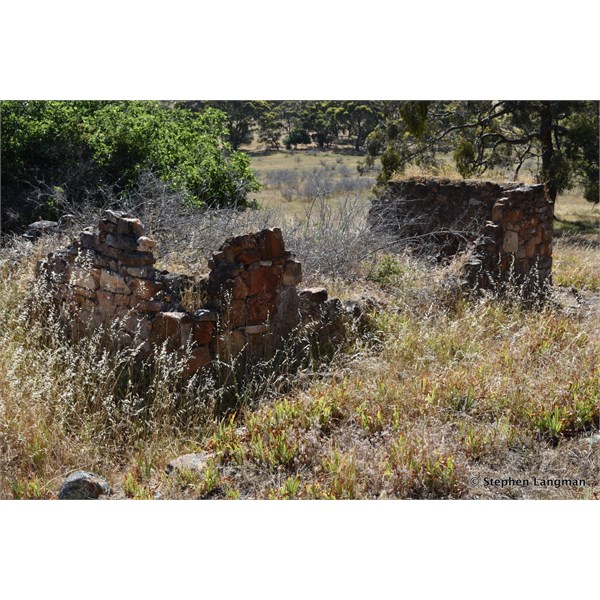 The ruins of "Ned's Hut"