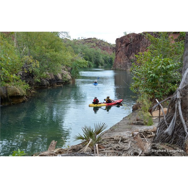 Kayaking is a must do at Lawn Hill