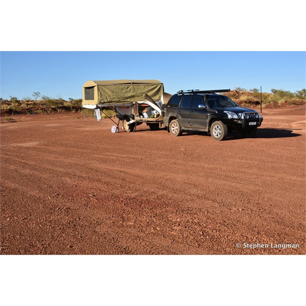 What a perfect camp on the Tanami