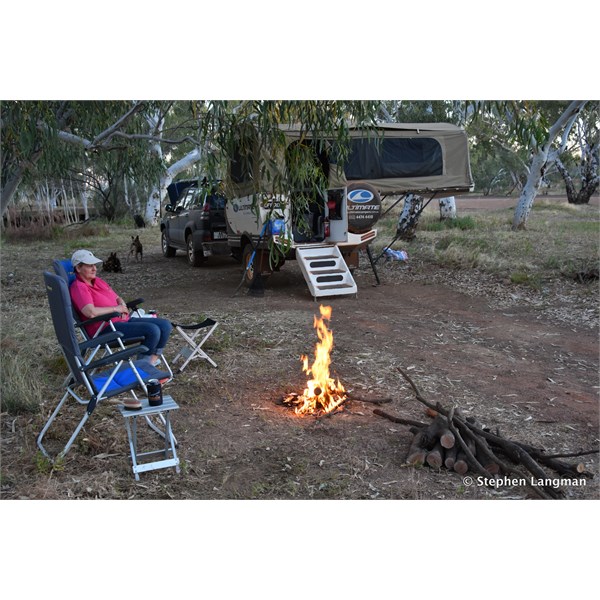Sturt Creek would have to be the best place to camp on the Tanami