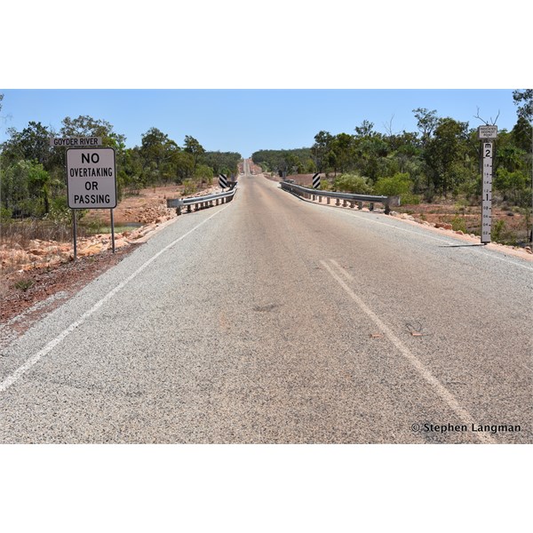 The new Goyder River Crossing - consists of 3 bridges