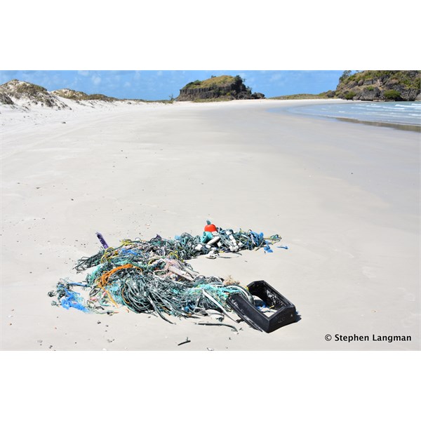 Clean Up Australia would have a ball out at Cape Arnhem with the tons of rubbish on the beach
