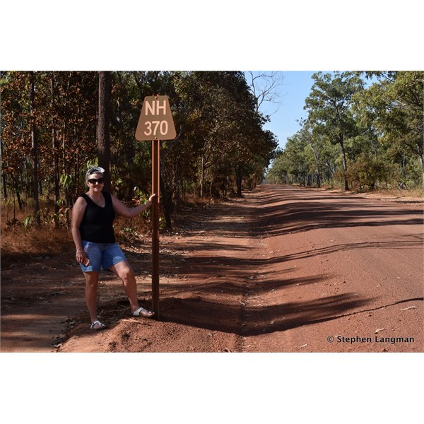 370 kms from Nhulunbuy and the road is better than bitumen