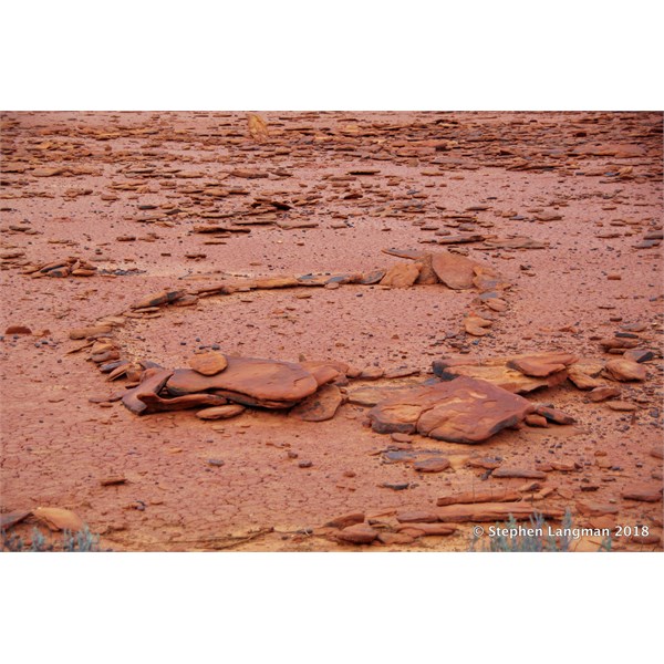 Claypan where the special ceremonial site was located.