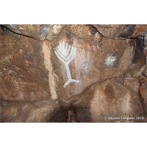 Cave art site in the Great Victoria Desert