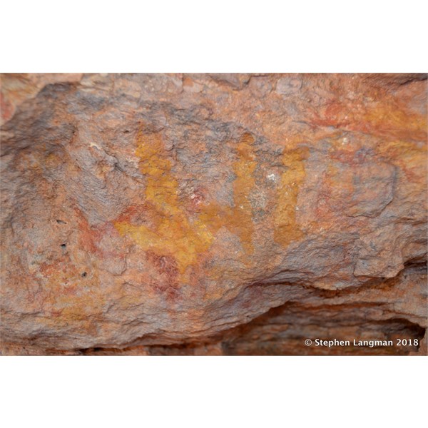 Aboriginal cave art site