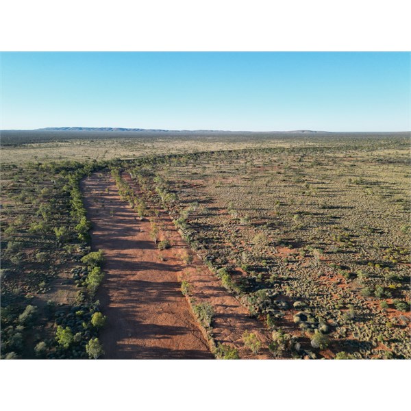 Barrow Creek, which the camp is adjacent to