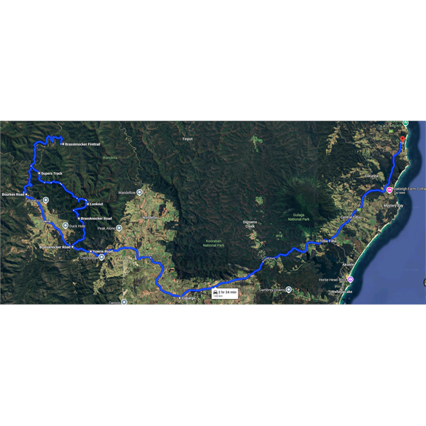 Narooma - Google maps