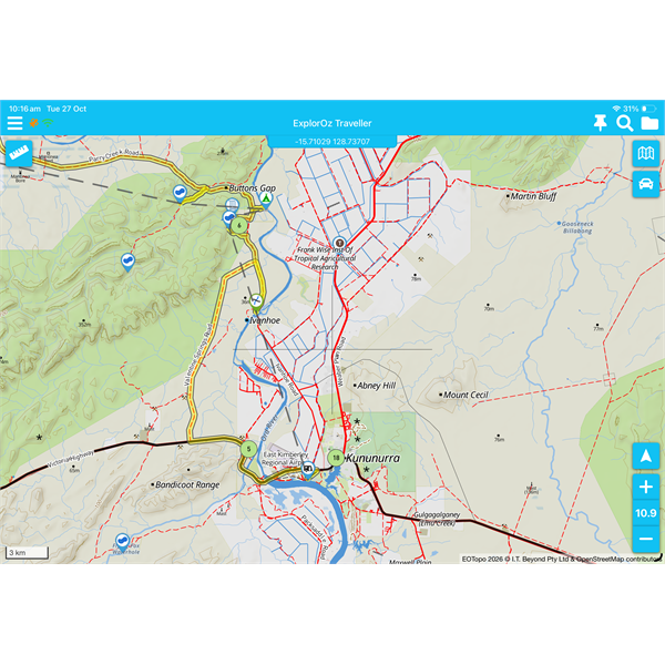 Wyndham to Kunnunurra via Perry Creek rd