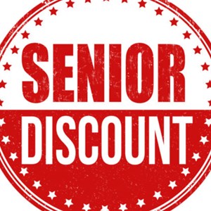 Seniors discount 10%