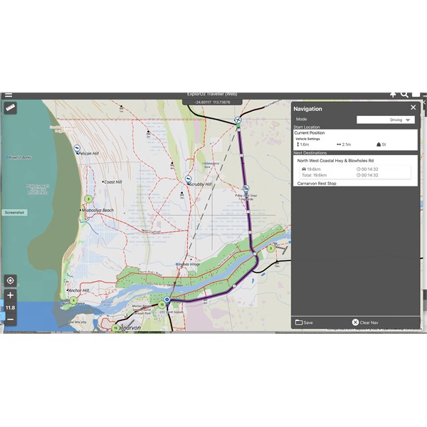 Start and destination