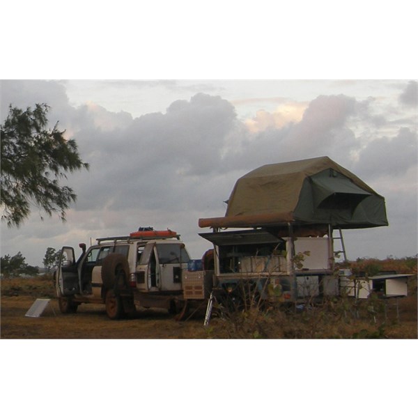 Camper in Arnhem Land