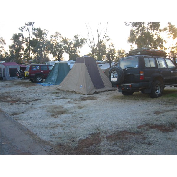 Icy camping Broken Hill