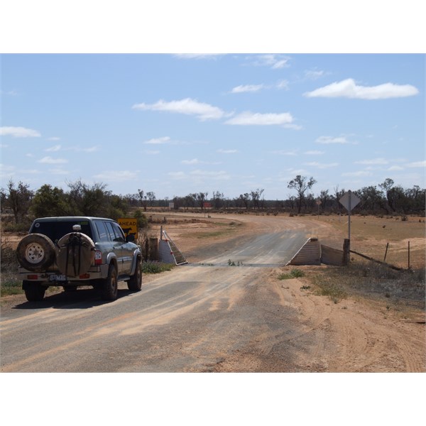 Old Broken Hill Road at the southern end 