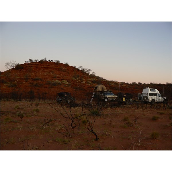 Camped at the Rocky Knoll