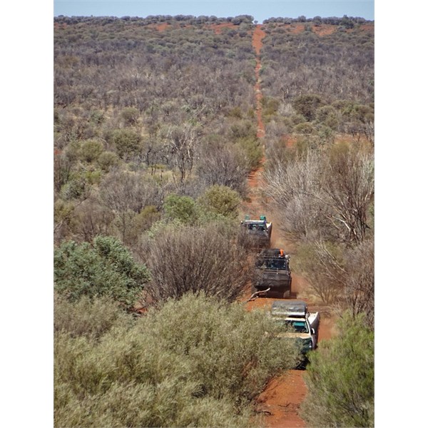 Heading out to the old hunt oil camp