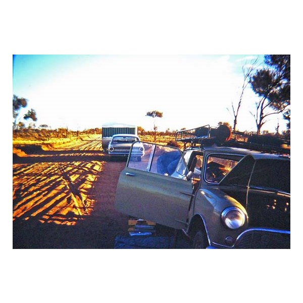 Stuart Highway south of Alice Springs, 1967.