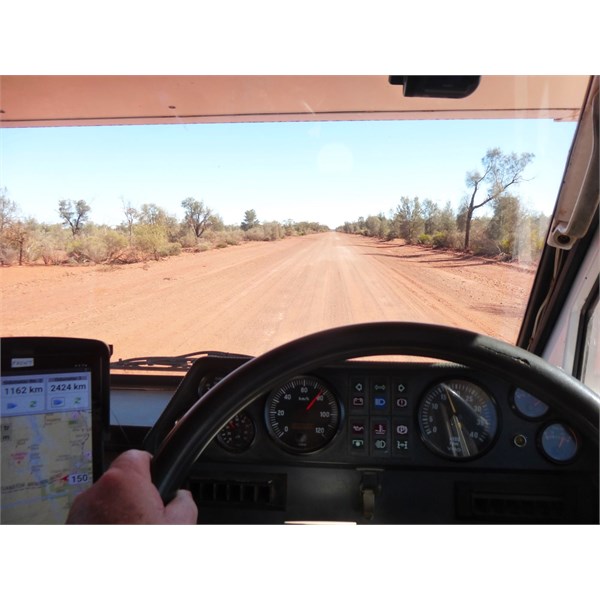 West of Riverina, travelling west.