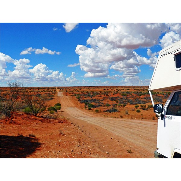 West of Cameron Corner.