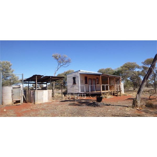 Yeo Station homestead in 2025 - Anne Beadell Highway.