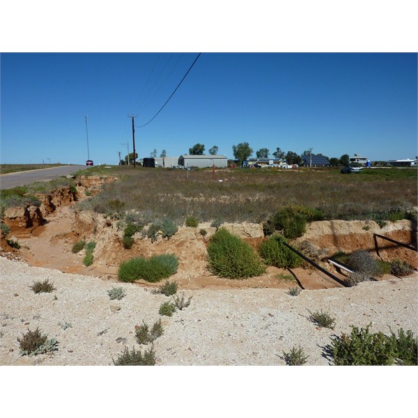 Innamincka July '26. Water damage in streets north of the CBD.