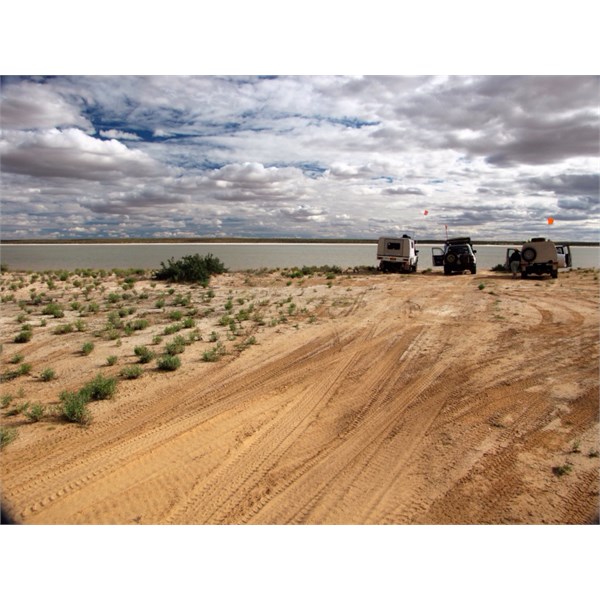 WAA Line, blocked by salt lake. June, 2016.