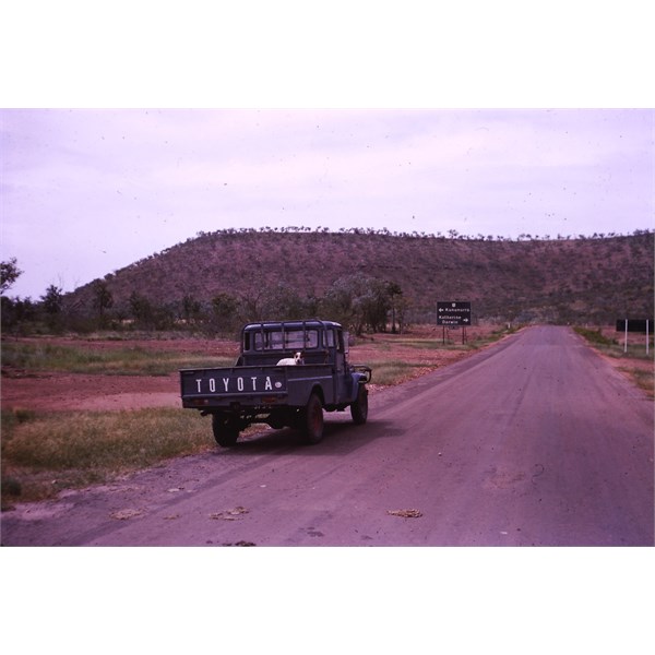 Duncan Highway Junction, at Dingo Gap.NT  About 1972.