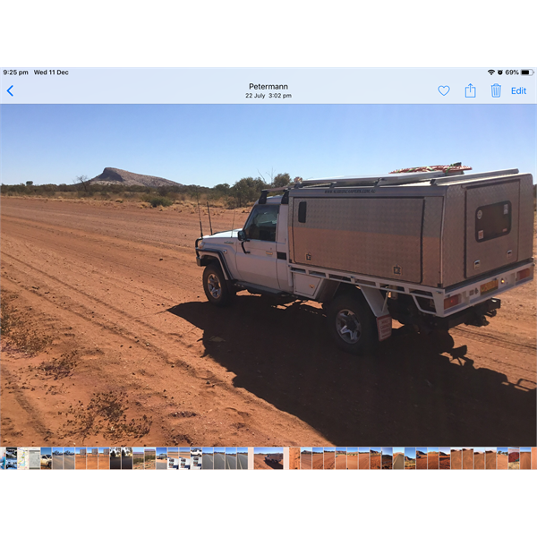 On GCR, west of the Olgas.  Aug, 19.