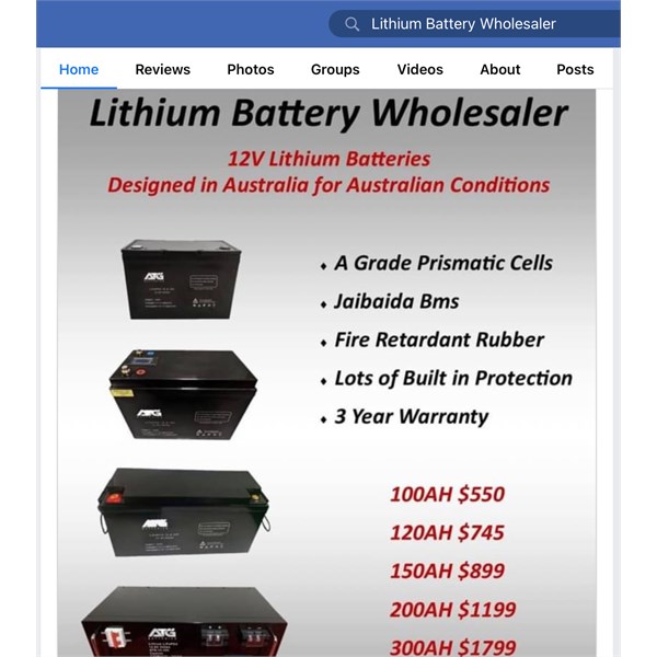 Lithium battery selection