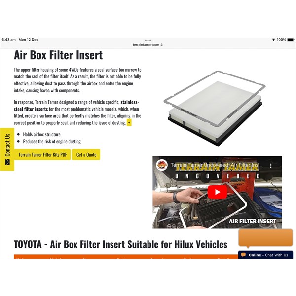 Terrain Tamer Shim Kit