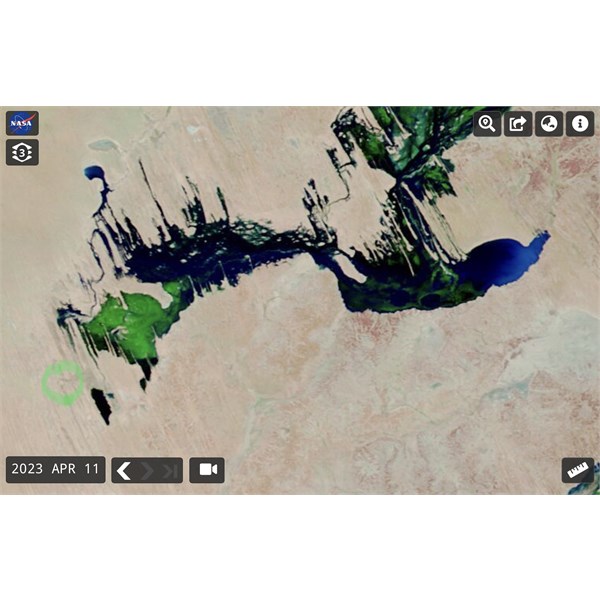 NASA Sat Image.