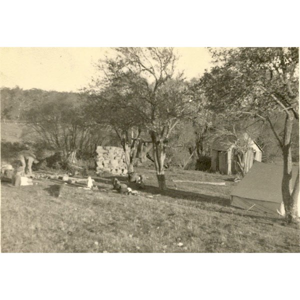 Cunninghams Hut on Oberon-Kanangra Walls Road, maybe 1949.
